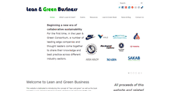 Desktop Screenshot of leanandgreenbusiness.com