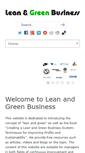 Mobile Screenshot of leanandgreenbusiness.com